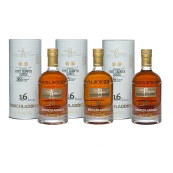Bruichladdich The Sixteens First Growth Series A - F komplette Serie 6x70cl
