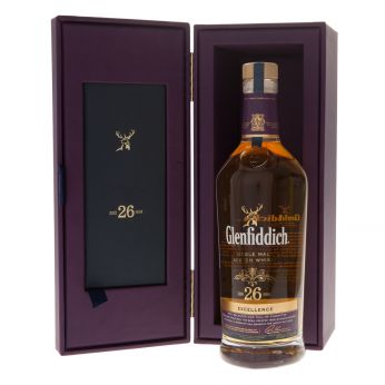 Glenfiddich 26y Excellence Single Malt Scotch Whisky 70cl