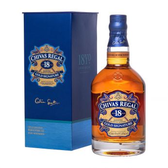 Chivas Regal 18y Gold Signature Blended Scotch Whisky 75cl