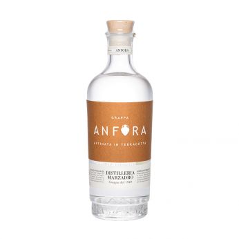 Marzadro Anfora Grappa Affinata in Terracotta 70cl