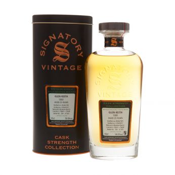 Glen Keith 1991 25y Casks#73647,73648 Cask Strength Collection Signatory 70cl