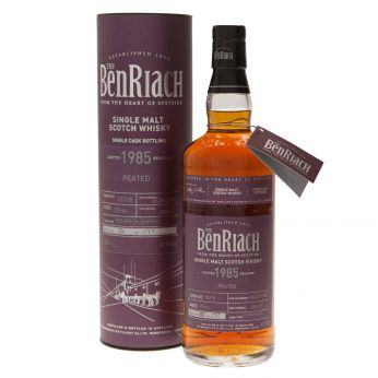 BenRiach 1985 29y Single Cask #10318 Bourbon Barrel Peated Batch#12 70cl