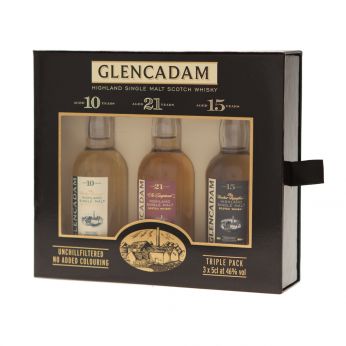 Glencadam Miniatures Triple Pack 10y, 15y, 21y 3x5cl