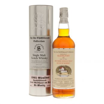 Glenlivet 1995 20y Cask#166959 The Un-Chillfiltered Collection Waldhaus am See Signatory 70cl